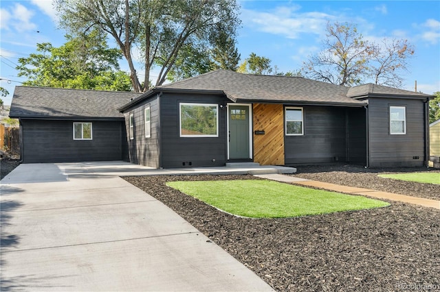 view of ranch-style house