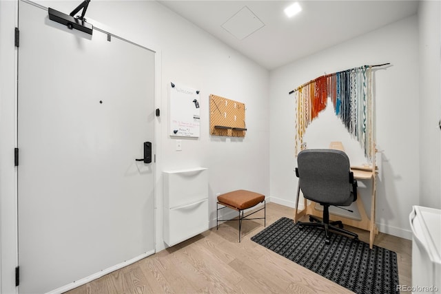 1898 S Bannock St Unit 202, Denver, CO 80223 - office area with light wood finished floors and baseboards