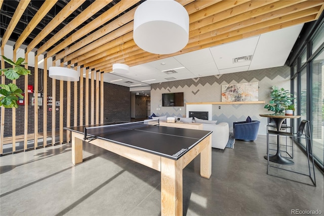 1898 S Bannock St Unit 202, Denver, CO 80223 - game room featuring finished concrete flooring