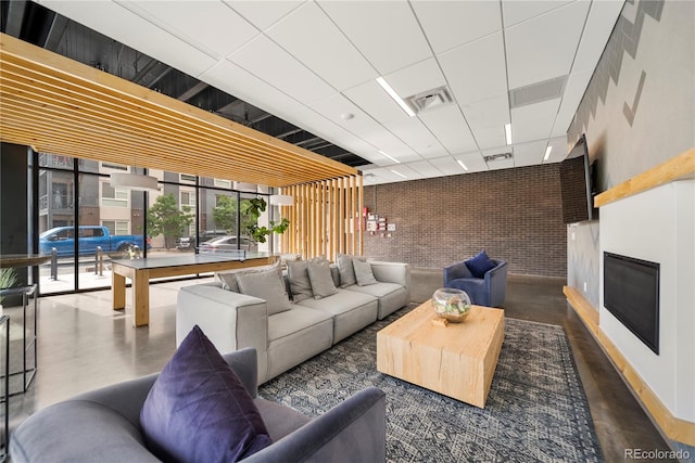 1898 S Bannock St Unit 202, Denver, CO 80223 - lobby featuring brick wall