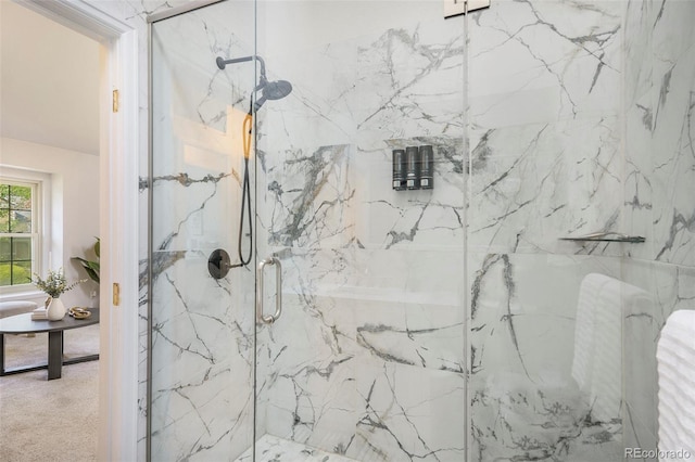 11797 W Aqueduct Dr, Littleton, CO 80127 - bathroom with a marble finish shower
