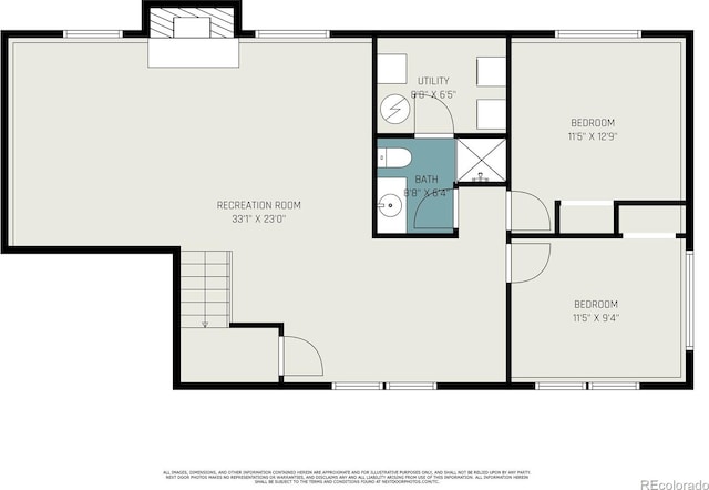 11797 W Aqueduct Dr, Littleton, CO 80127 - view of floor plan / room layout