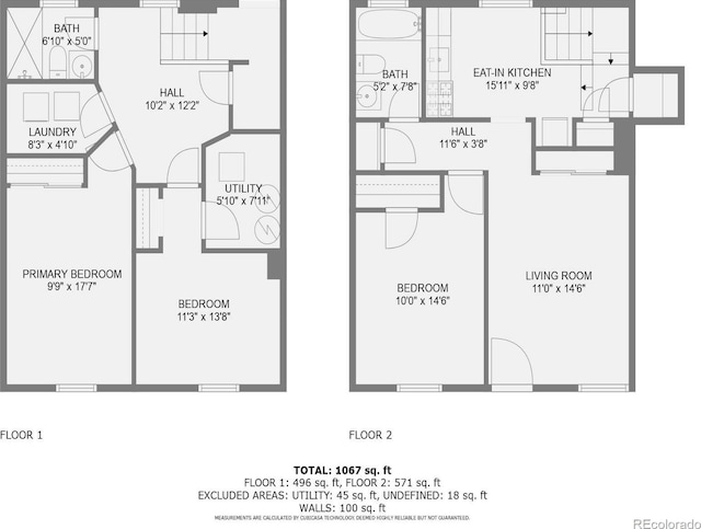 4418 W 11th Ave, Denver, CO 80204 - view of property floor plan