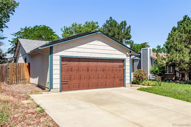 3735 S Lewiston St, Aurora, CO 80013 - garage featuring concrete driveway