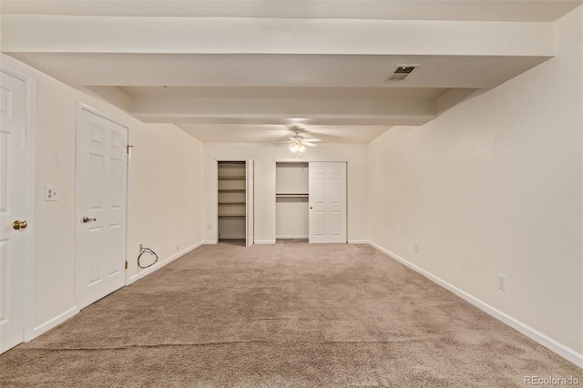 3735 S Lewiston St, Aurora, CO 80013 - unfurnished bedroom with carpet floors and a ceiling fan