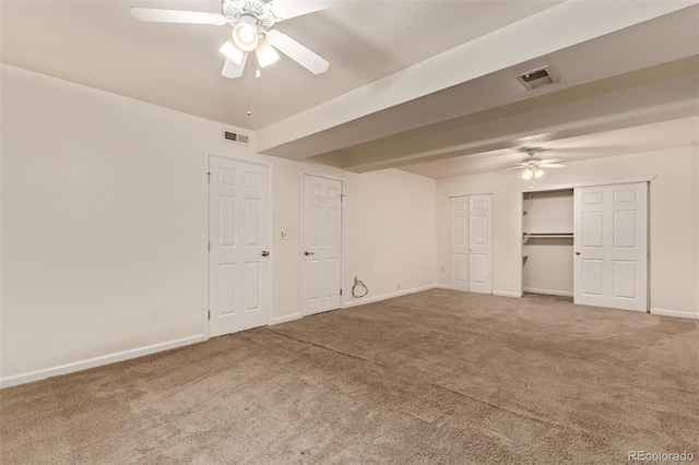 3735 S Lewiston St, Aurora, CO 80013 - unfurnished bedroom with carpet flooring and a ceiling fan