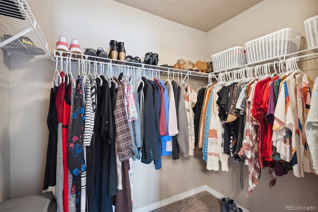 view of spacious closet