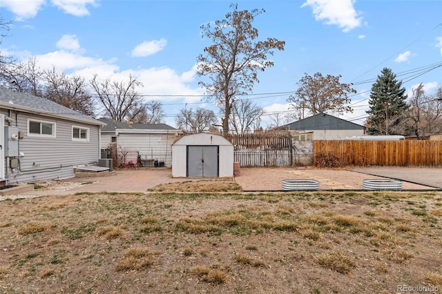 2248 Lima St, Aurora, CO 80010 - view of yard with a shed