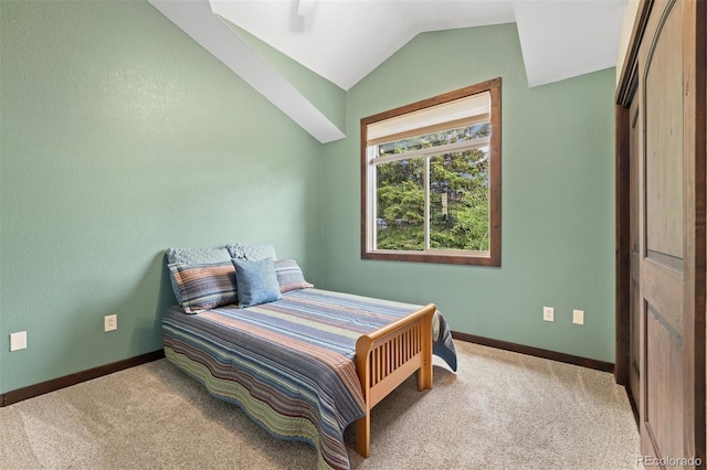 10380 W Warren Ave, Lakewood, CO 80227 - bedroom featuring lofted ceiling and carpet floors