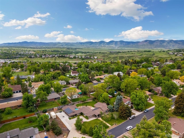10380 W Warren Ave, Lakewood, CO 80227 - aerial perspective of suburban area with a mountain backdrop