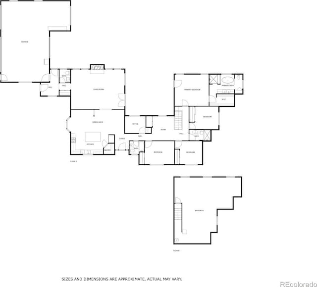 10380 W Warren Ave, Lakewood, CO 80227 - view of property floor plan