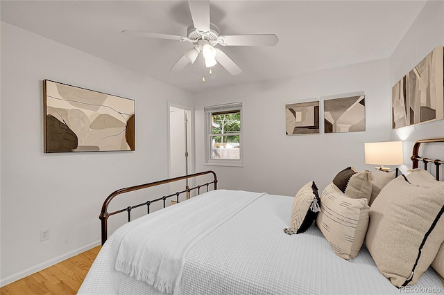 1030 Kohl St, Broomfield, CO 80020 - bedroom with light wood finished floors and a ceiling fan