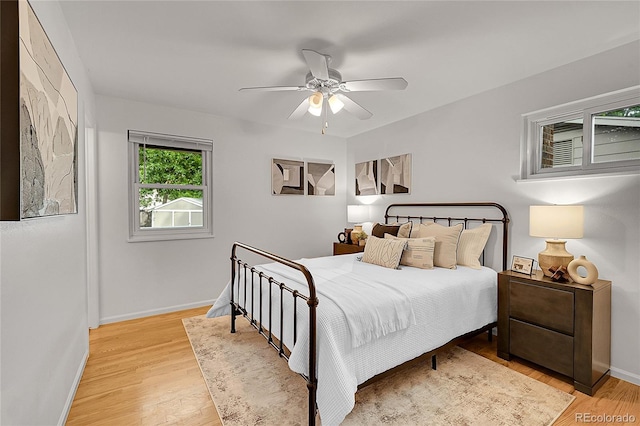 1030 Kohl St, Broomfield, CO 80020 - bedroom with wood finished floors and ceiling fan