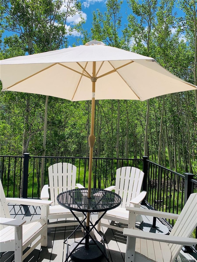 47 Lumberjack Rd, Fairplay, CO 80440 - view of wooden deck