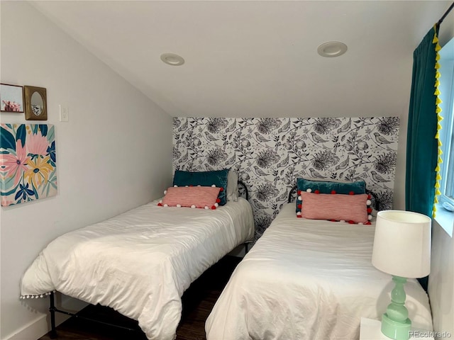 47 Lumberjack Rd, Fairplay, CO 80440 - bedroom featuring vaulted ceiling