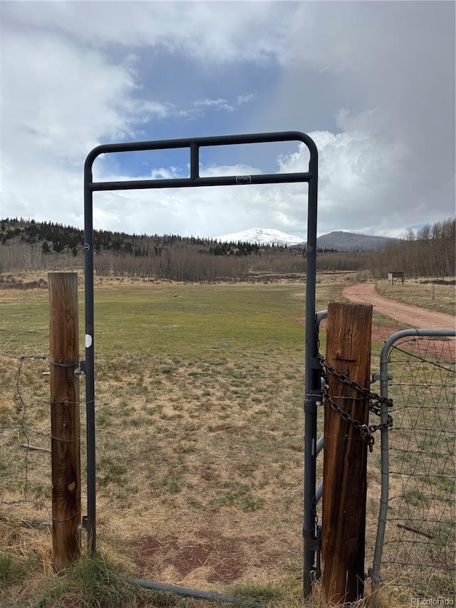 47 Lumberjack Rd, Fairplay, CO 80440 - gate with a rural view