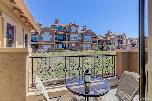 9546 Firenze Way, Highlands Ranch, CO 80126 - balcony with a residential view