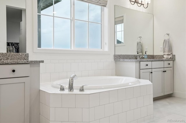 14423 Shasta Daisy Ln, Parker, CO 80134 - full bathroom featuring vanity and a bath