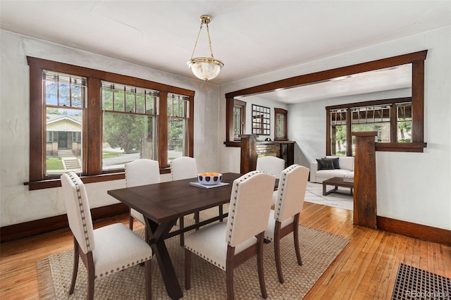 4010 Grove St, Denver, CO 80211 - dining room with light wood-style flooring