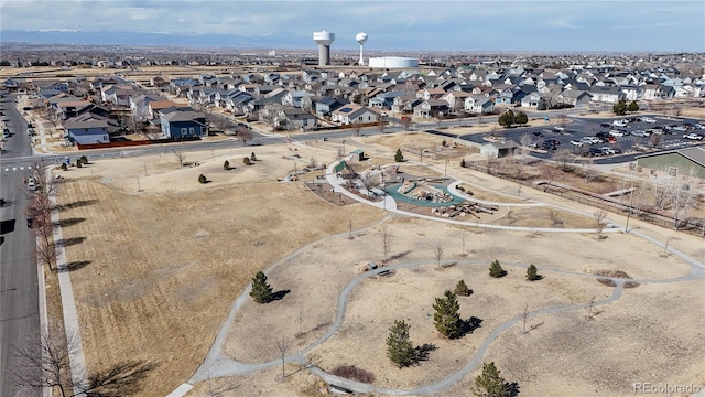 birds eye view of property featuring a residential view