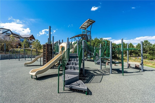 view of play area