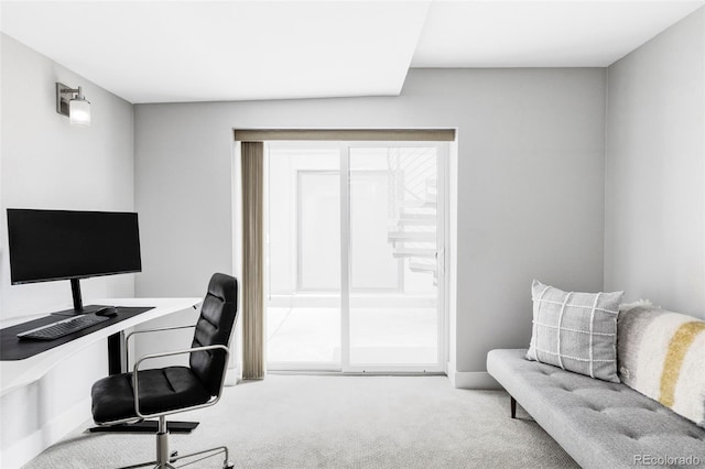 3156 W 20th Ave, Denver, CO 80211 - office area with carpet floors and baseboards