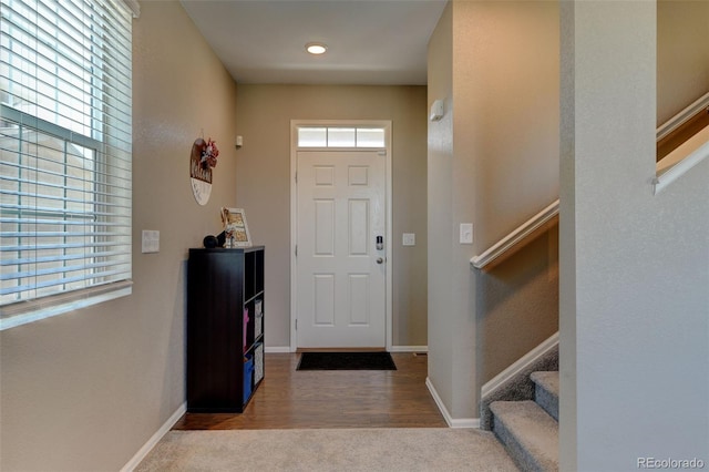 5837 High Timber Cir, Castle Rock, CO 80104 - entrance foyer with baseboards and carpet