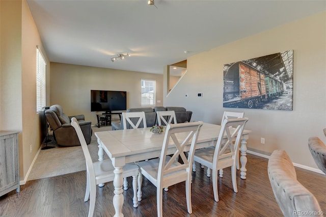 5837 High Timber Cir, Castle Rock, CO 80104 - dining room with baseboards and wood finished floors