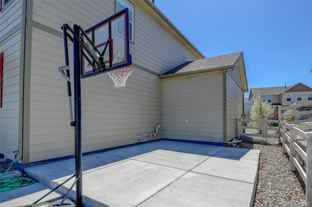 5837 High Timber Cir, Castle Rock, CO 80104 - view of basketball court with fence