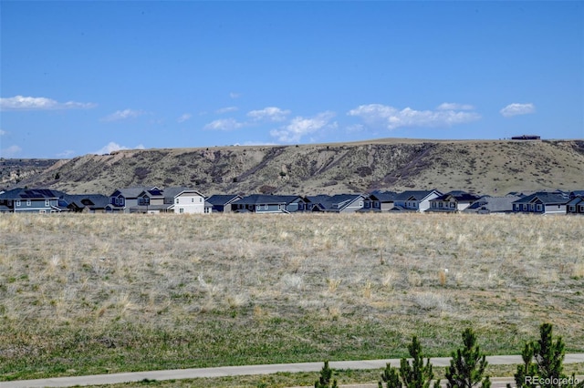 5837 High Timber Cir, Castle Rock, CO 80104 - mountain view featuring a residential view