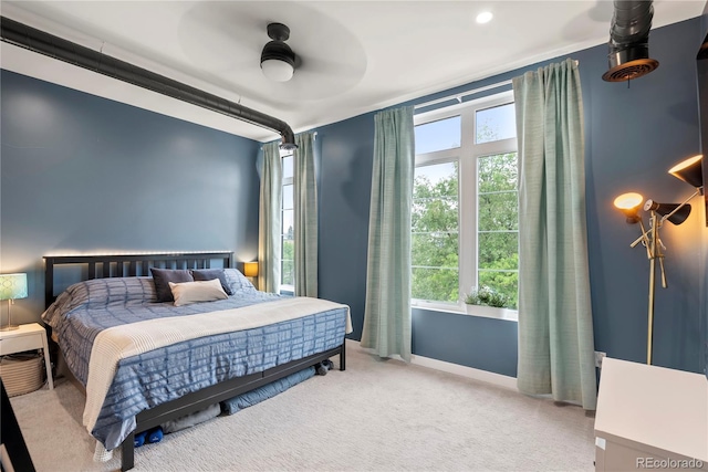 1242 Yates St Unit U2, Denver, CO 80204 - carpeted bedroom featuring baseboards and a ceiling fan