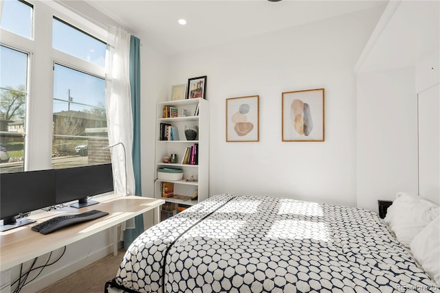 1242 Yates St Unit U2, Denver, CO 80204 - carpeted bedroom with a desk