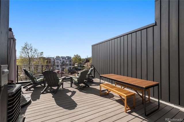 1242 Yates St Unit U2, Denver, CO 80204 - view of wooden deck