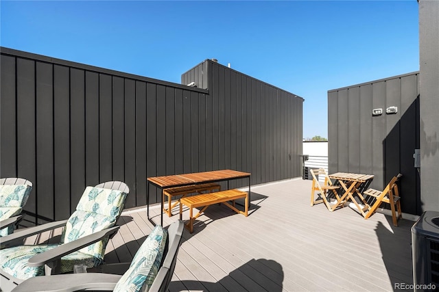 1242 Yates St Unit U2, Denver, CO 80204 - view of wooden deck