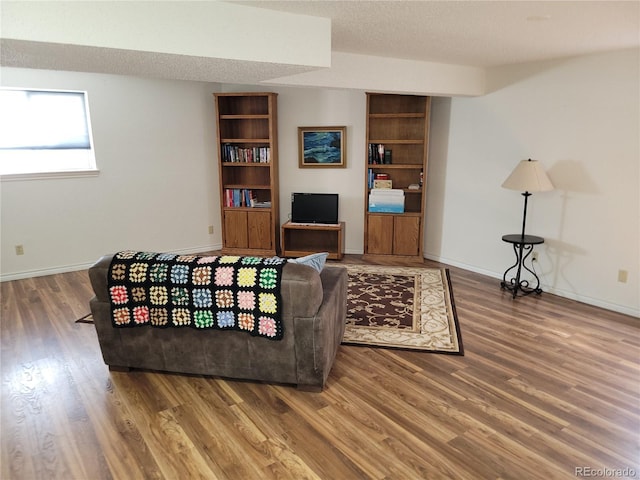 2619 S Iris Ct, Lakewood, CO 80227 - living room with wood finished floors and baseboards
