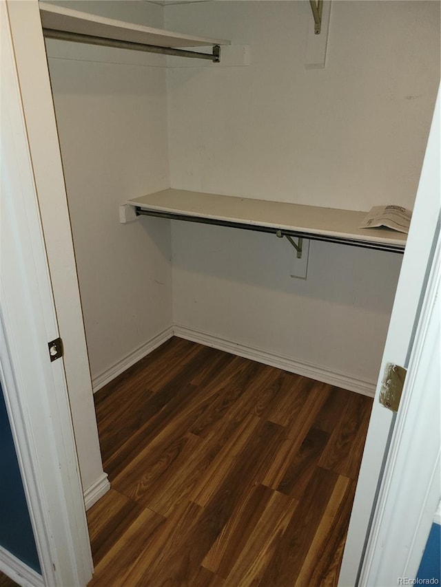 2619 S Iris Ct, Lakewood, CO 80227 - spacious closet featuring dark wood-style floors