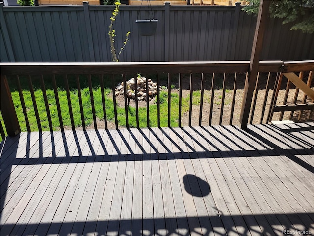 2619 S Iris Ct, Lakewood, CO 80227 - wooden deck with fence