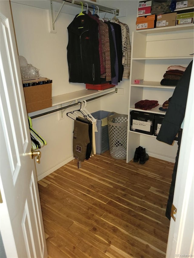 2619 S Iris Ct, Lakewood, CO 80227 - spacious closet with wood finished floors