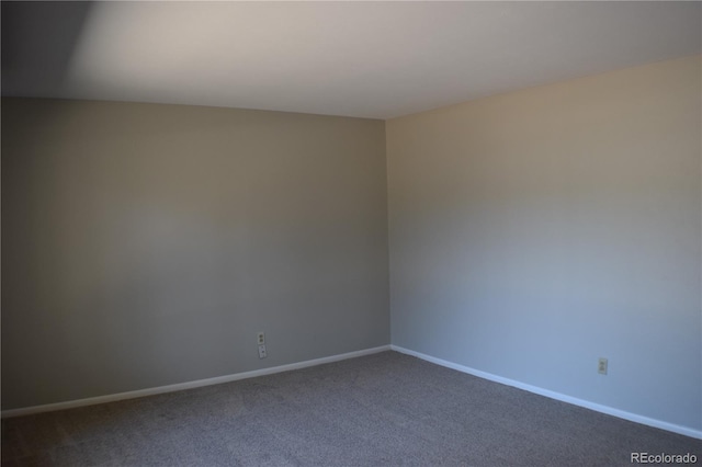 empty room featuring carpet