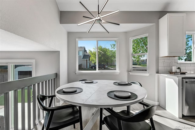 view of dining room