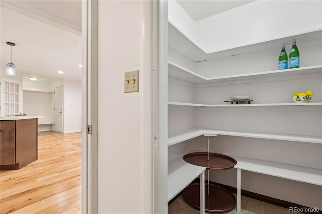 view of pantry