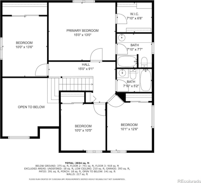 21105 Willow Park Pl, Parker, CO 80138 - view of property floor plan