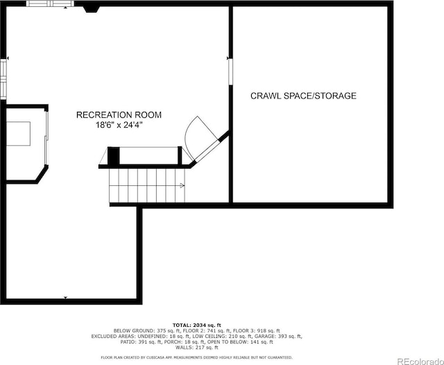 21105 Willow Park Pl, Parker, CO 80138 - view of room layout