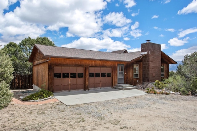 ranch-style house with a garage