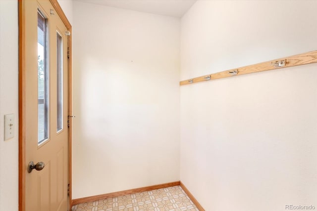 spacious closet featuring tile floors