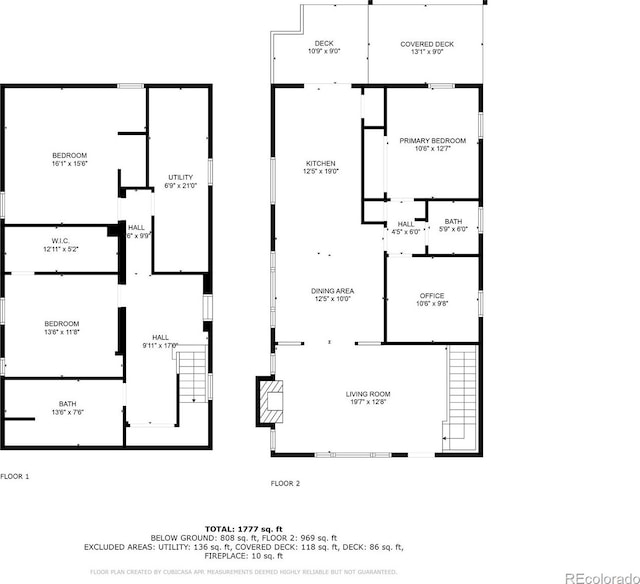 3341 Newton St, Denver, CO 80211 - floor plan / room layout