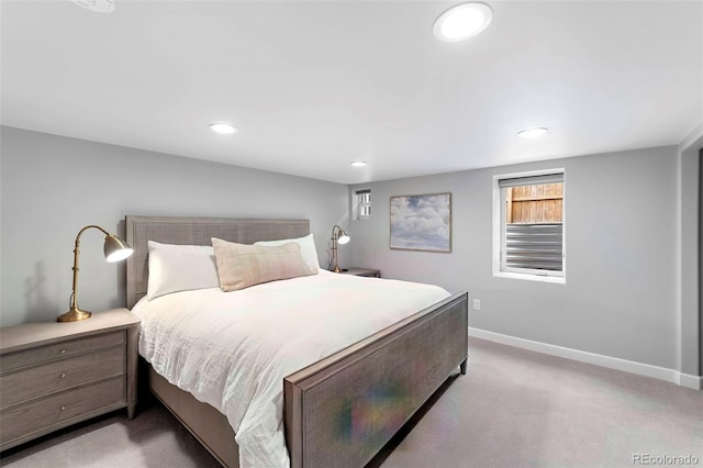 3341 Newton St, Denver, CO 80211 - carpeted bedroom with baseboards and recessed lighting