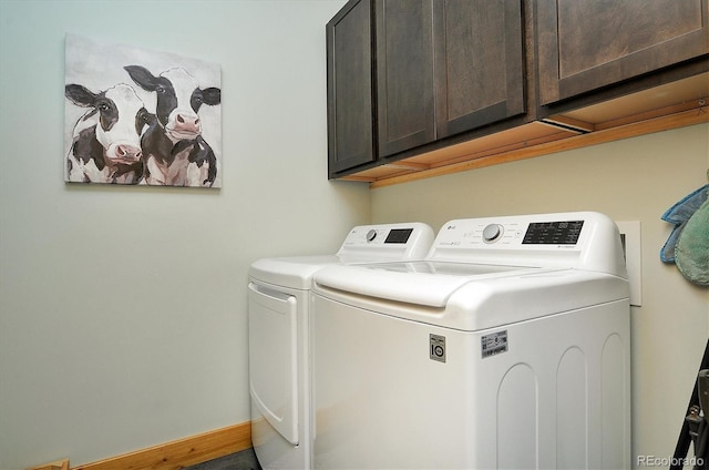 146 Raven Way, Buena Vista, CO 81211 - laundry room with cabinet space and separate washer and dryer