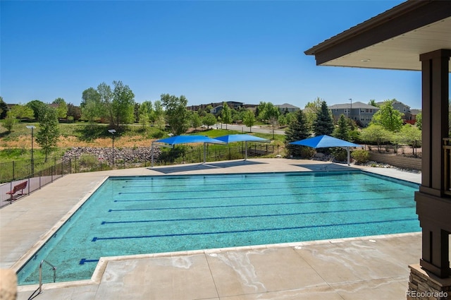 24738 E Layton Pl, Aurora, CO 80016 - community pool with fence and a patio