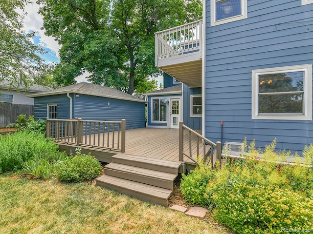 3282 Depew St, Wheat Ridge, CO 80212 - view of wooden terrace